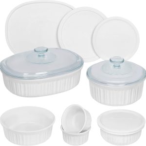 CorningWare Ceramic Bakeware Set with Lids